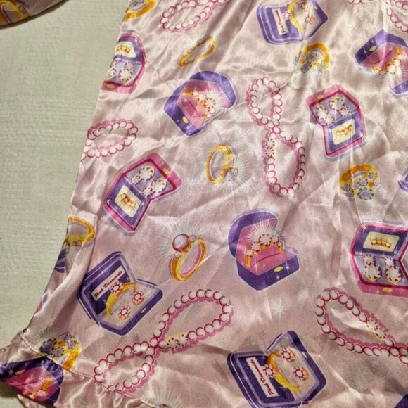 PJ & Me girls size 6 silky pink nightgown NWT - Picture 4 of 6